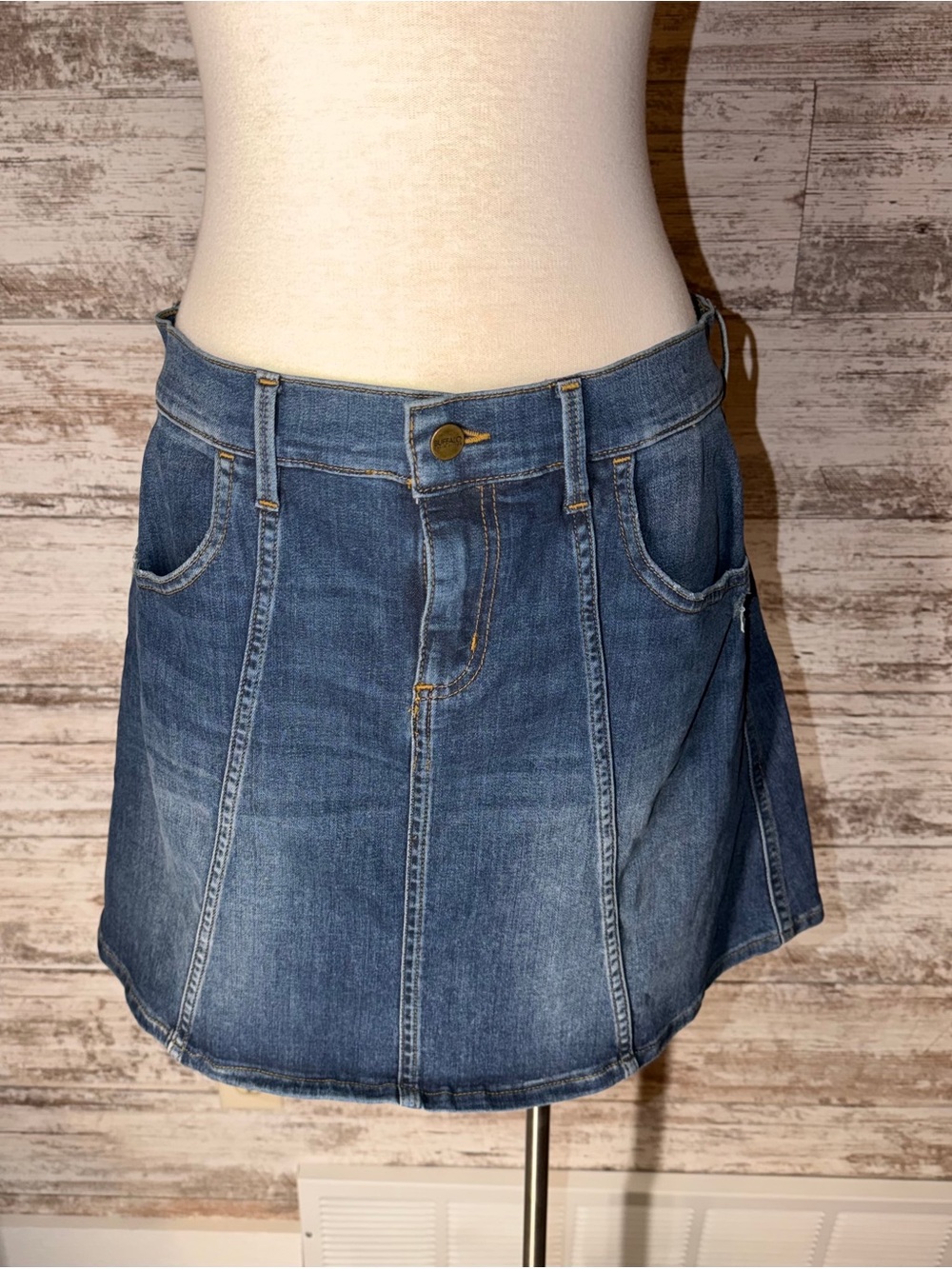 3/$30🍀 Buffalo David Bitton Denim Circle Skater Skirt - Blue